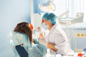 young woman getting dental treatment PG7VGP8